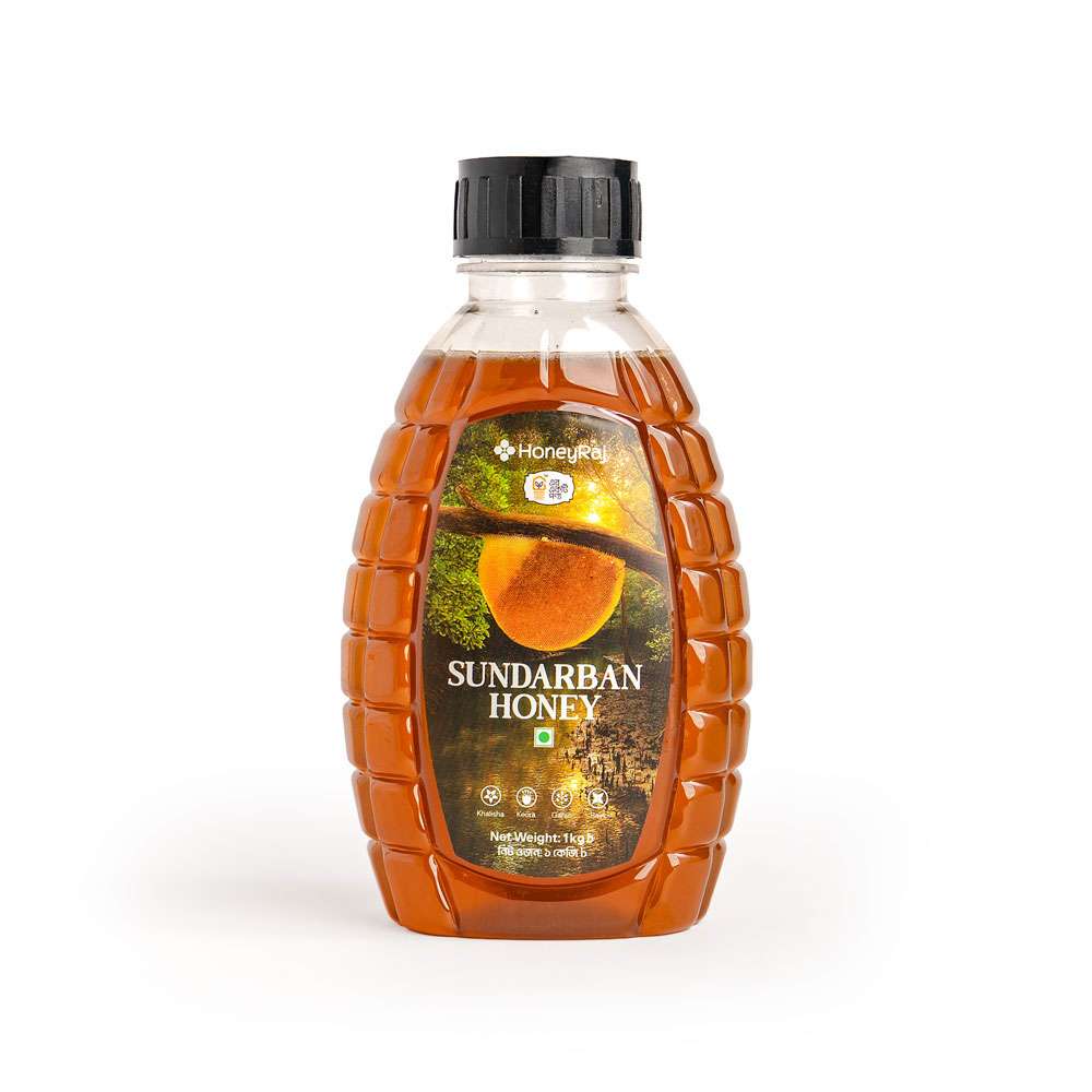 HoneyRaj Sundarban Honey 1kg (Squeeze Bottle)